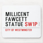 millicent fawcett statue  Mousepads