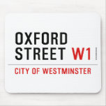 oxford  street  Mousepads