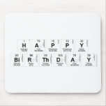 happy
 birthday  Mousepads