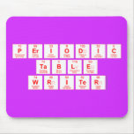 Periodic
 Table
 Writer  Mousepads