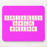 Periodic
 Table
 Writer  Mousepads