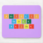 Periodic
 Table
 Writer  Mousepads