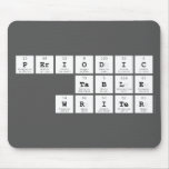 Periodic
 Table
 Writer  Mousepads