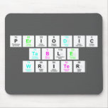 Periodic
 Table
 Writer  Mousepads