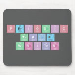Periodic
 Table
 Writer  Mousepads