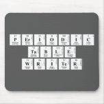Periodic
 Table
 Writer  Mousepads