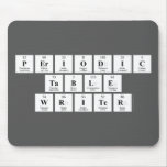 Periodic
 Table
 Writer  Mousepads