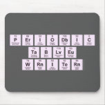 Periodic
 Table
 Writer  Mousepads