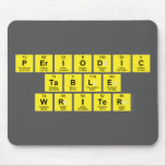 Periodic
 Table
 Writer  Mousepads