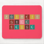Periodic
 Table
 Writer  Mousepads