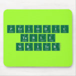 Periodic
 Table
 Writer  Mousepads