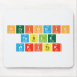Periodic
 Table
 Writer  Mousepads