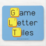 Game
 Letter
 Tiles  Mousepads