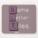 Game
 Letter
 Tiles  Mousepads