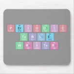 Periodic
 Table
 Writer  Mousepads