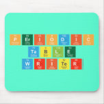 Periodic
 Table
 Writer  Mousepads
