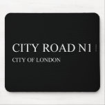 city road  Mousepads