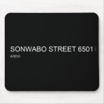 SONWABO STREET  Mousepads