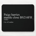 Paige harries mantle close  Mousepads