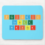 Periodic
 Table
 Writer  Mousepads