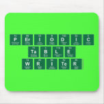 Periodic
 Table
 Writer  Mousepads