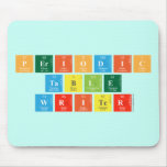 Periodic
 Table
 Writer  Mousepads