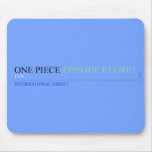 one piece  Mousepads