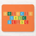 Periodic
 Table
 Writer  Mousepads