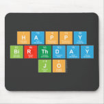 Happy
 Birthday
 Jo  Mousepads