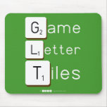 Game
 Letter
 Tiles  Mousepads