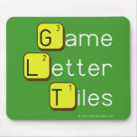 Game Letter Tiles  Mousepads
