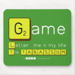 Game
 Letter  me n my life
 Tile TABASSUM  Mousepads