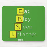 Eat
 Play
 Sleep
 Internet  Mousepads