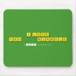 I LOVE YOU           NJABULO  Mousepads