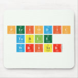 Periodic
 Table
 Writer  Mousepads
