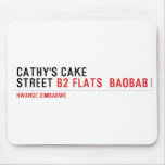 Cathy's Cake Street  Mousepads