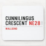 Cunnilingus  crescent  Mousepads