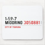 1-59-7  MIDORINO  Mousepads