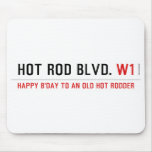 Hot Rod Blvd.  Mousepads