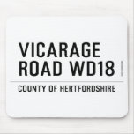 VICARAGE ROAD  Mousepads