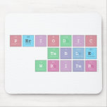 Periodic
 Table
 Writer  Mousepads