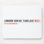 LONDON SOKAK TABELASI  Mousepads