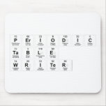 Periodic Table Writer  Mousepads