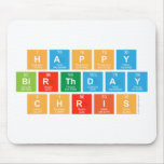 Happy
 Birthday 
 Chris  Mousepads