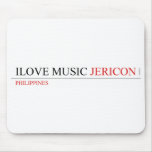 ilove music  Mousepads