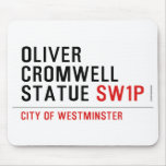 oliver cromwell statue  Mousepads