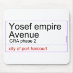 Yosef empire  Avenue   Mousepads