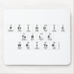 Periodic
 Table
 Writer  Mousepads