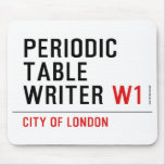 Periodic Table Writer  Mousepads