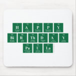 Happy
 Birthday
 Paula  Mousepads